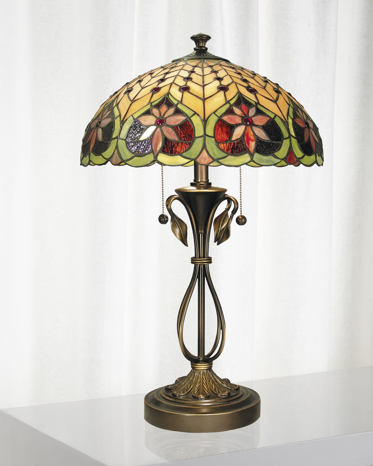 Shop Dale Tiffany Leilani Tiffany Table Lamp In Multi