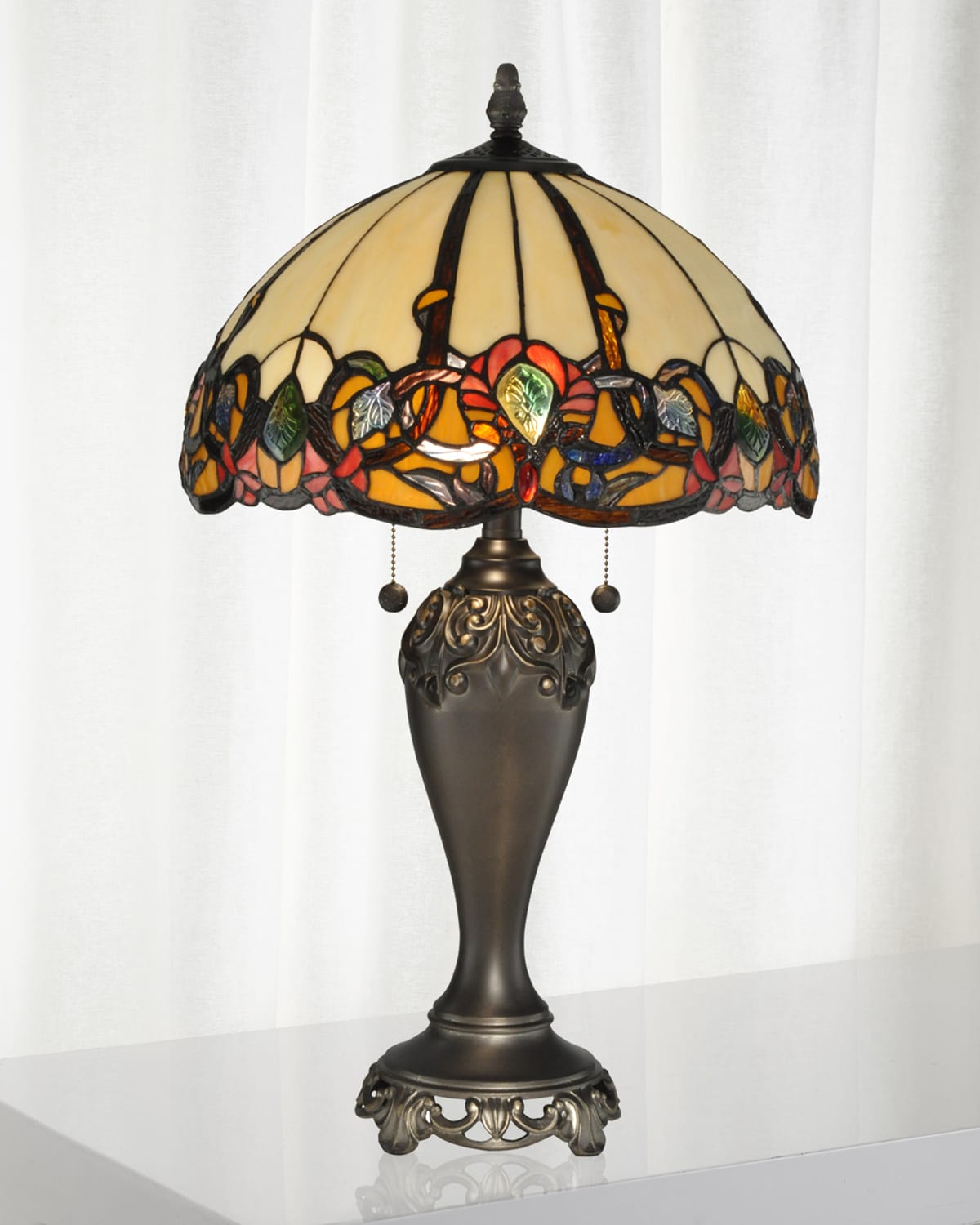 Dale Tiffany Northlake Tiffany Table Lamp In Multi