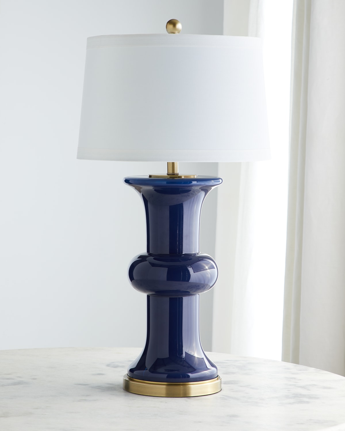 Katherine Noble By Bmc Vince Table Lamp In Blue