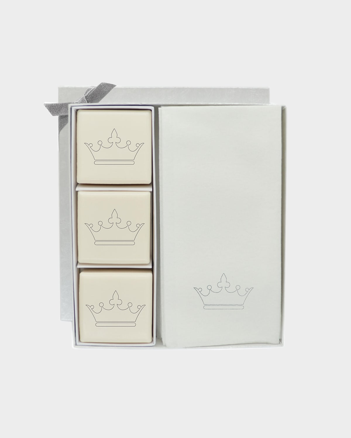 Carved Solutions Eco-luxury Crown Courtesy Gift Set In Silver