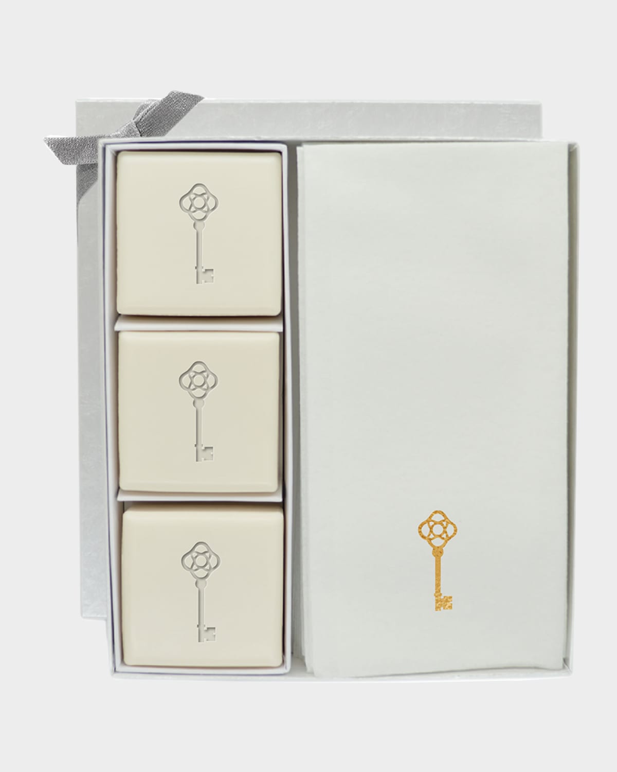 Carved Solutions Eco-luxury Antique Key Courtesy Gift Set In Gold