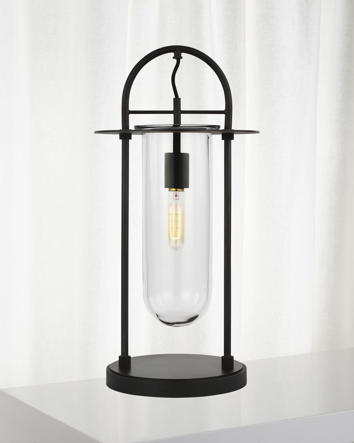 Shop Visual Comfort Studio 1 - Light Table Lamp Nuance By Kelly Wearstler In Aged Iron