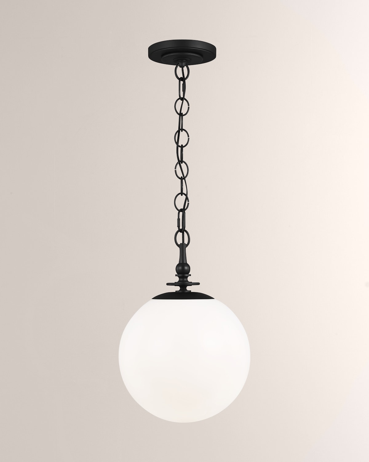 Shop Visual Comfort Studio 1 - Light Pendant Capri By Thomas O'brien In Aged Iron
