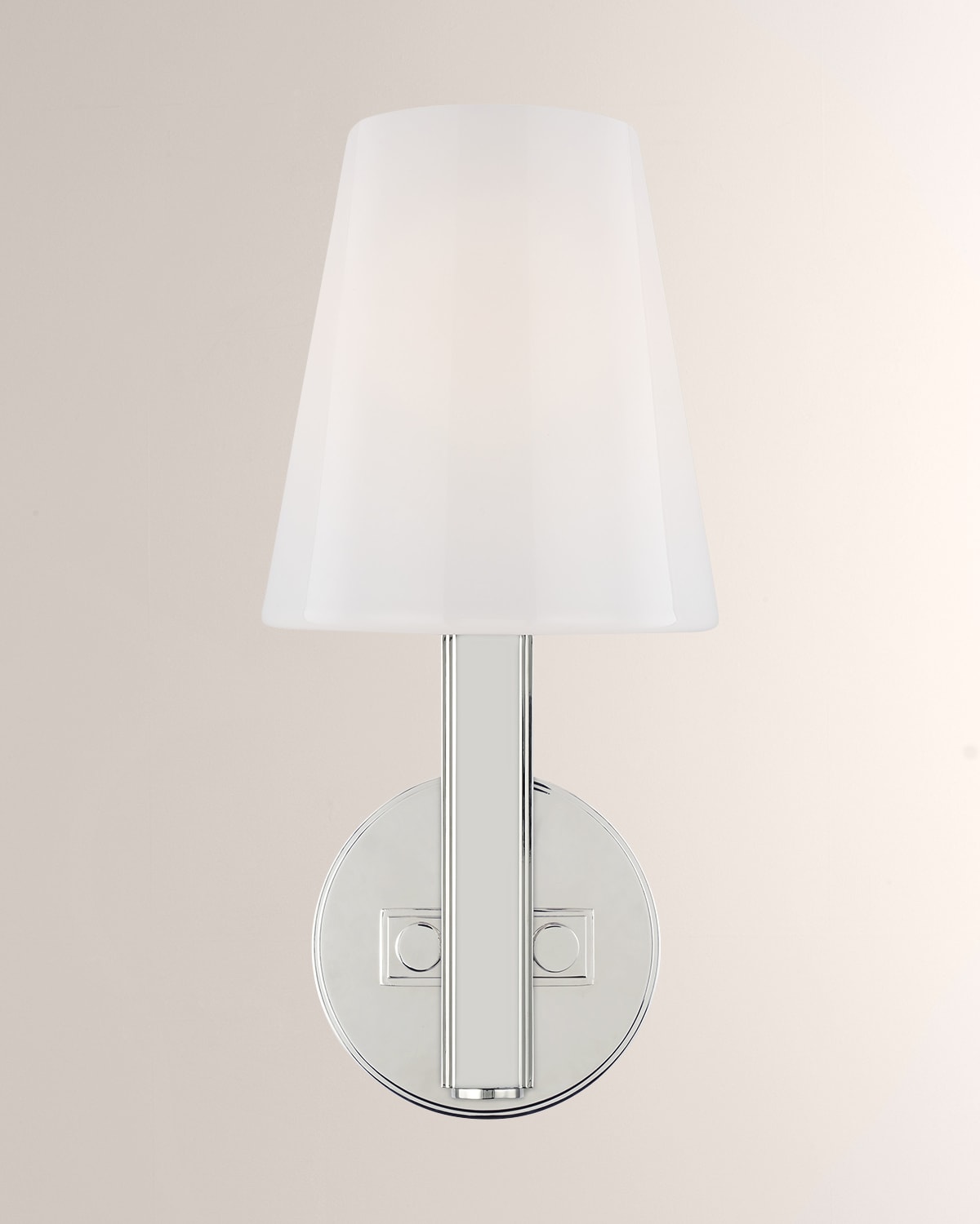 Shop Visual Comfort Studio 1 - Light Wall Sconce Logan By Thomas O'brien In Polished Nickel