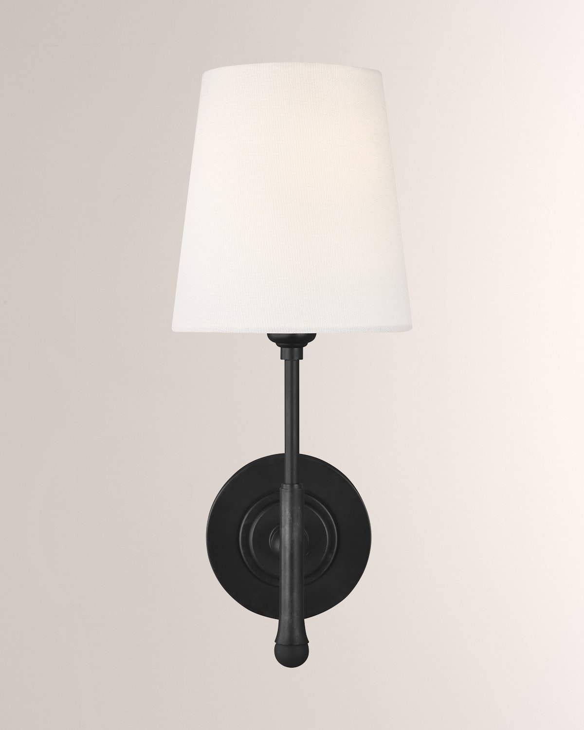 Shop Visual Comfort Studio 1 - Light Wall Sconce Capri By Thomas O'brien In Aged Iron
