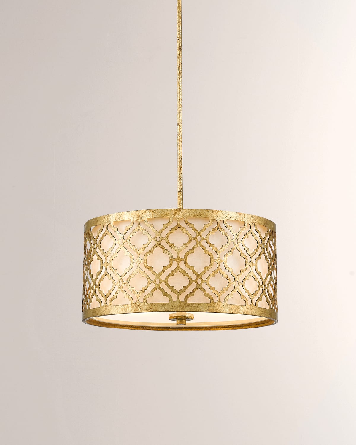 Shop Lucas + Mckearn Arabella Medium Convertible Pendant In Gold