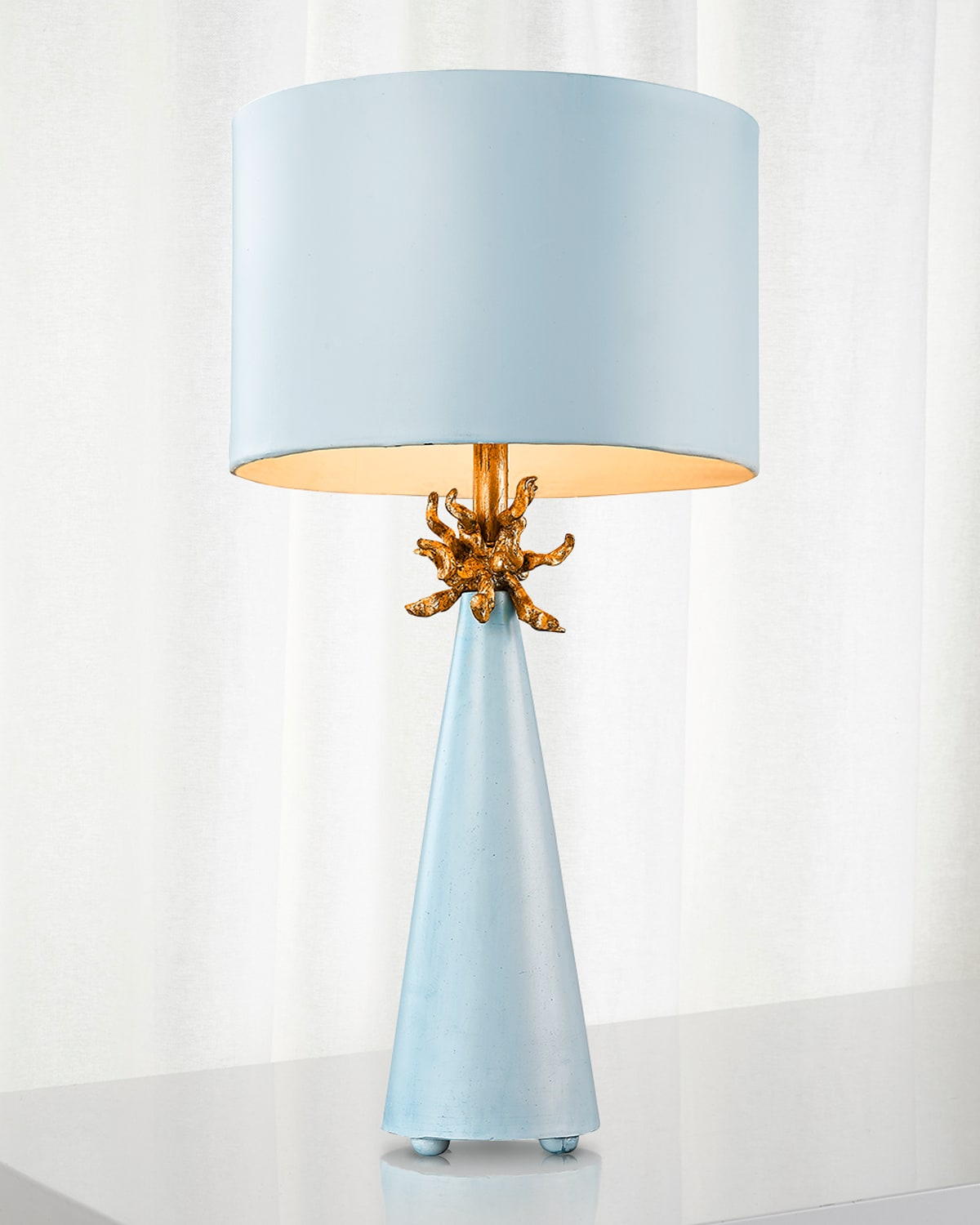 Shop Lucas + Mckearn Neo Table Lamp In Blue
