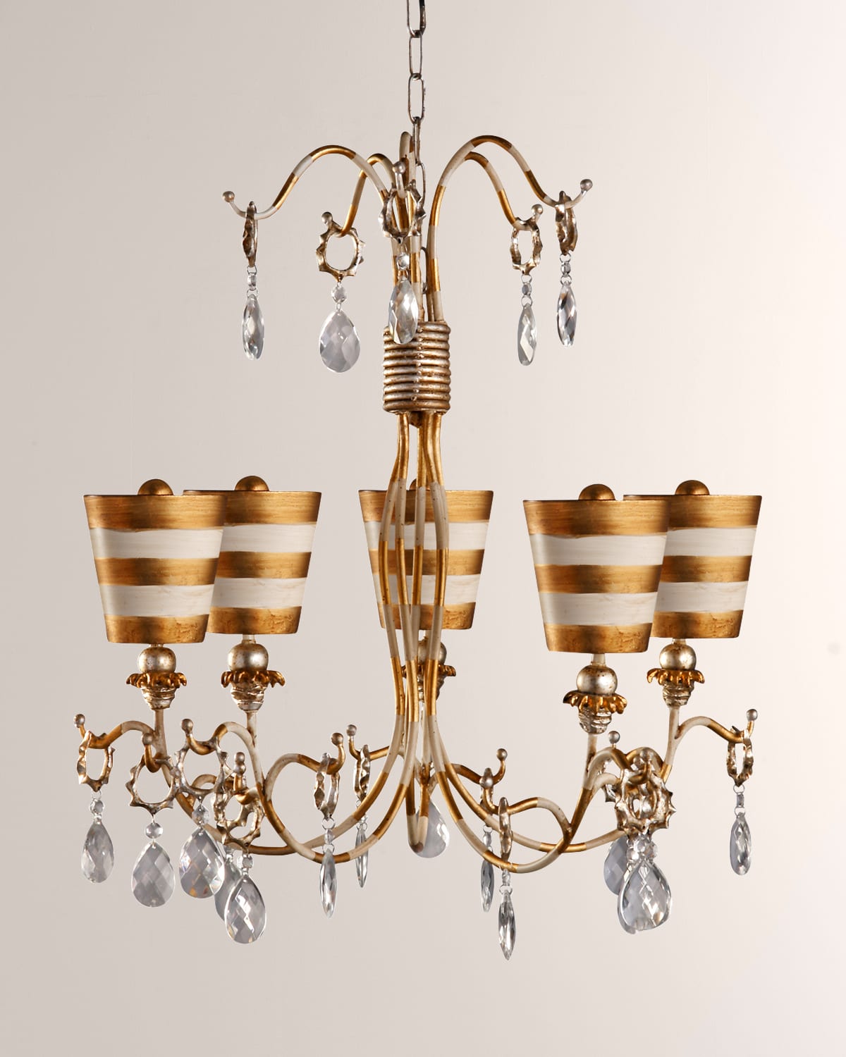 Shop Lucas + Mckearn Tivoli Chandelier In Gold