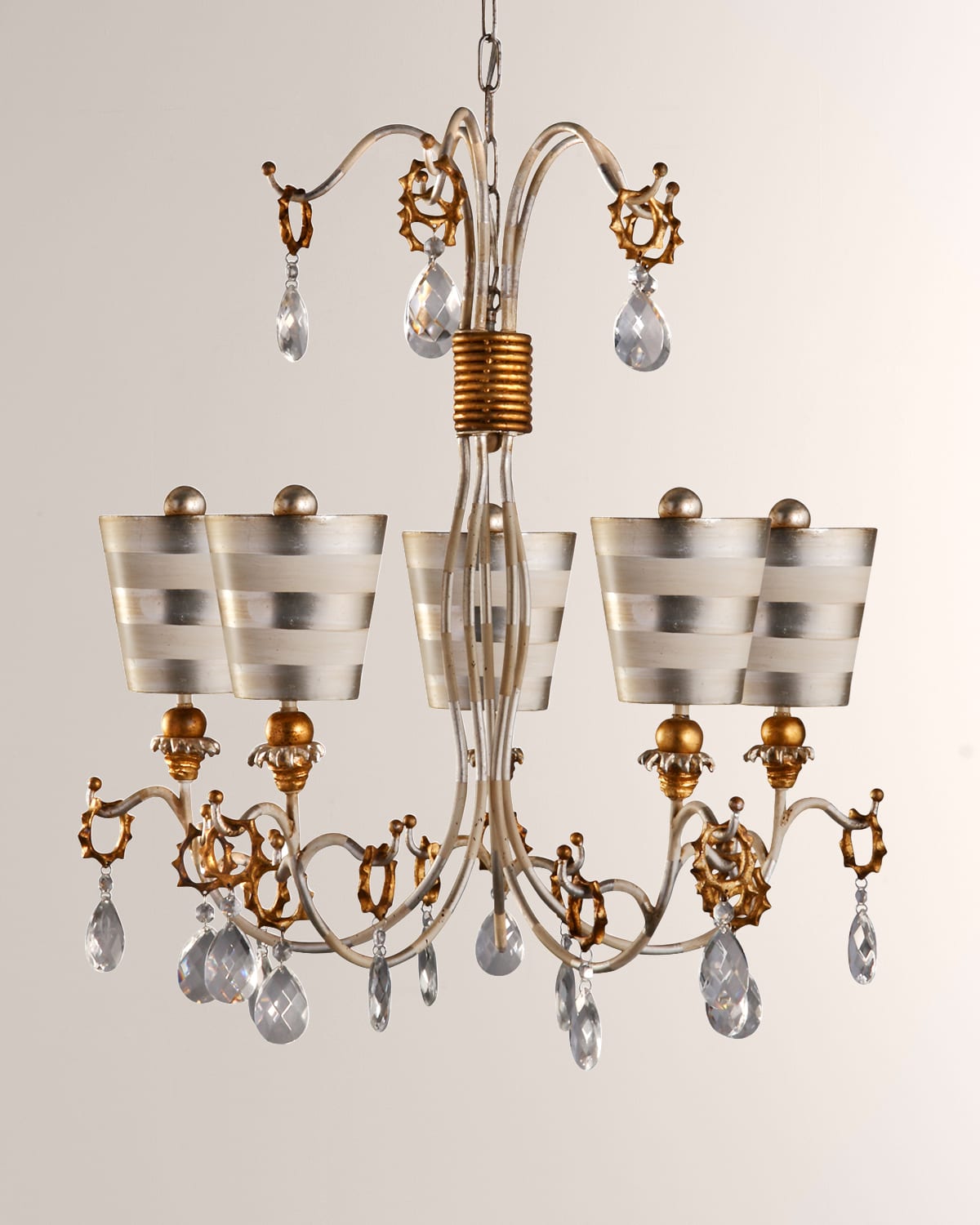 Shop Lucas + Mckearn Tivoli Chandelier In Silver