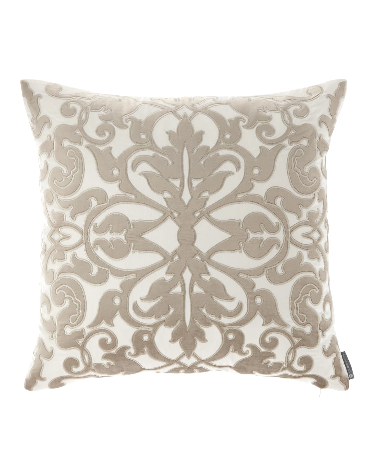 Shop Lili Alessandra Diana Applique Pillow, 22"sq. In Ivory