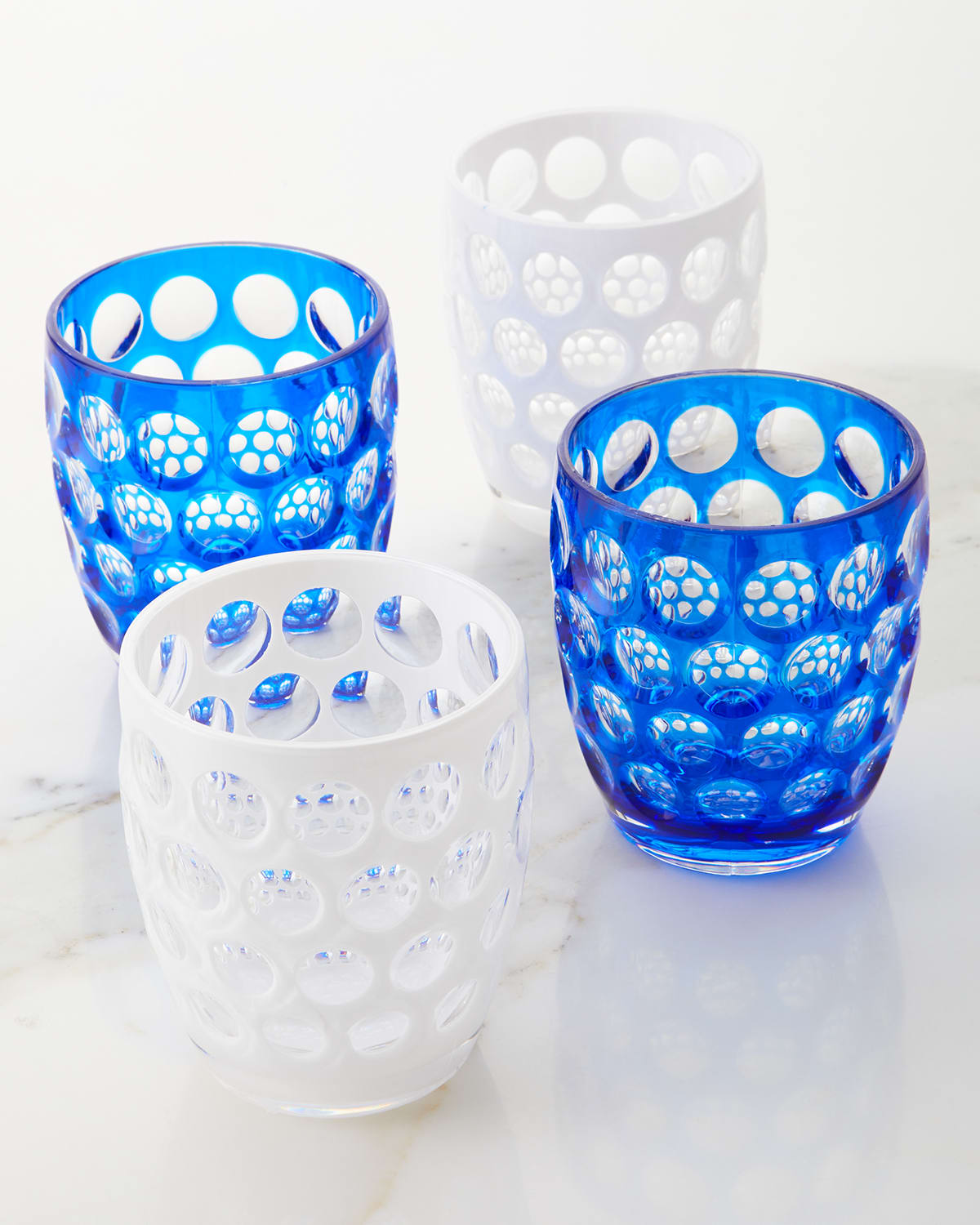 Mario Luca Giusti Set Of 4 Double Old Fashioned Glasses