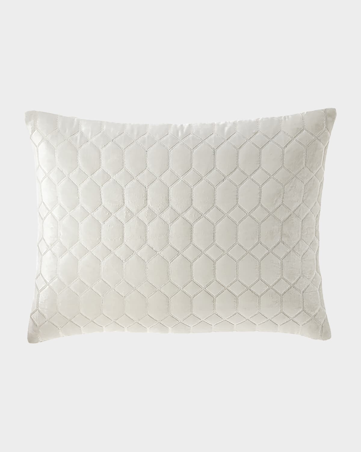 Callisto Home Honeycomb Standard Sham In Cream