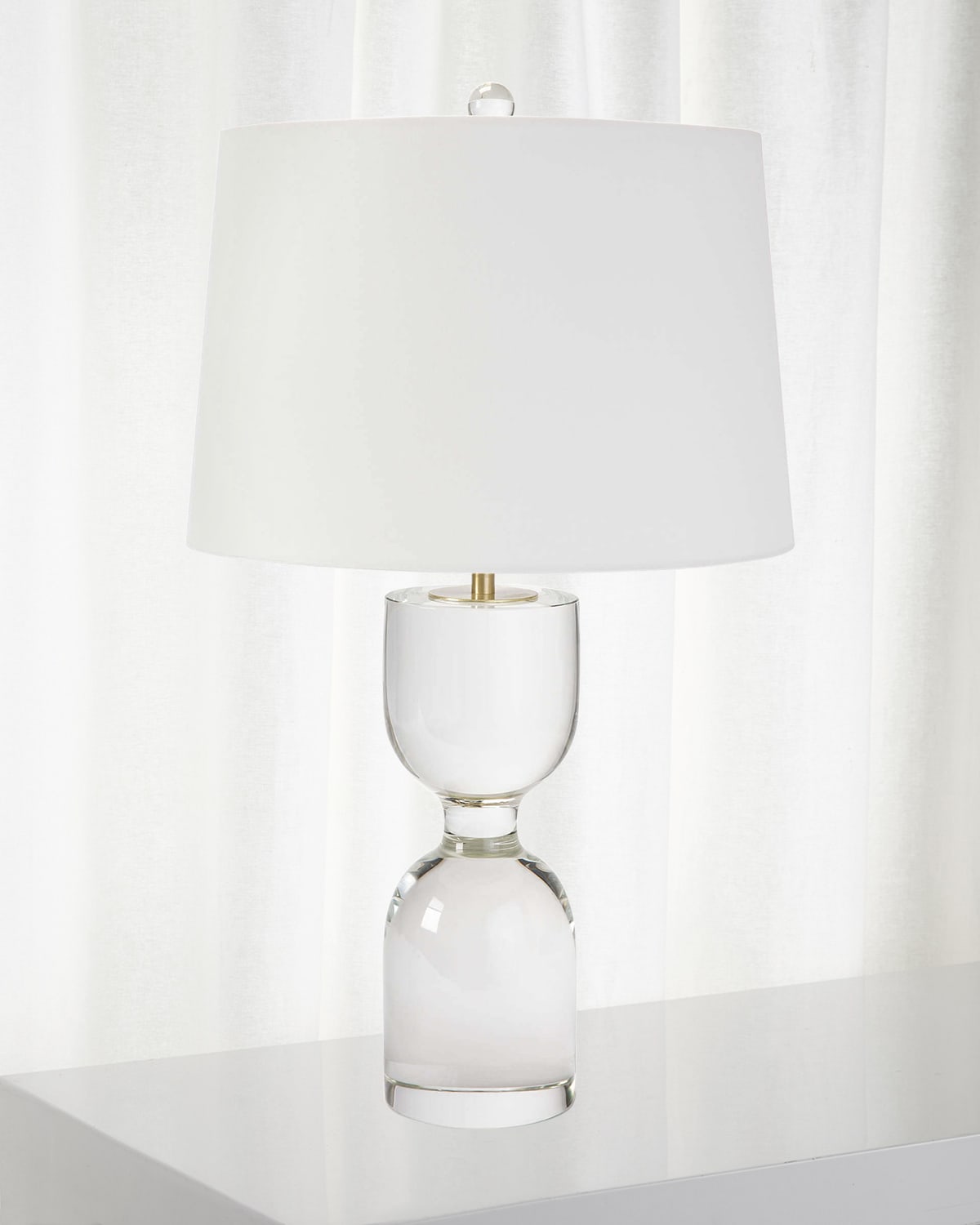 Shop Regina Andrew Joan Crystal Large Table Lamp In Clear