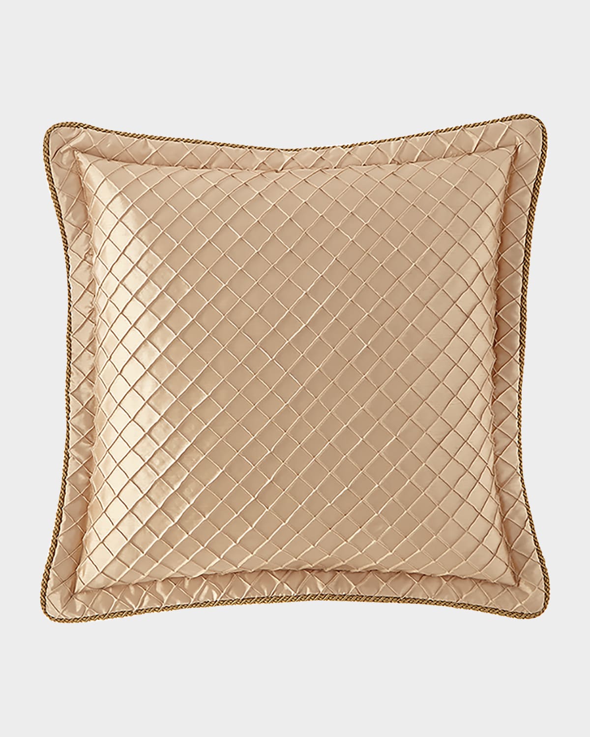 Austin Horn Collection Alias Diamond European Sham In Light Brown