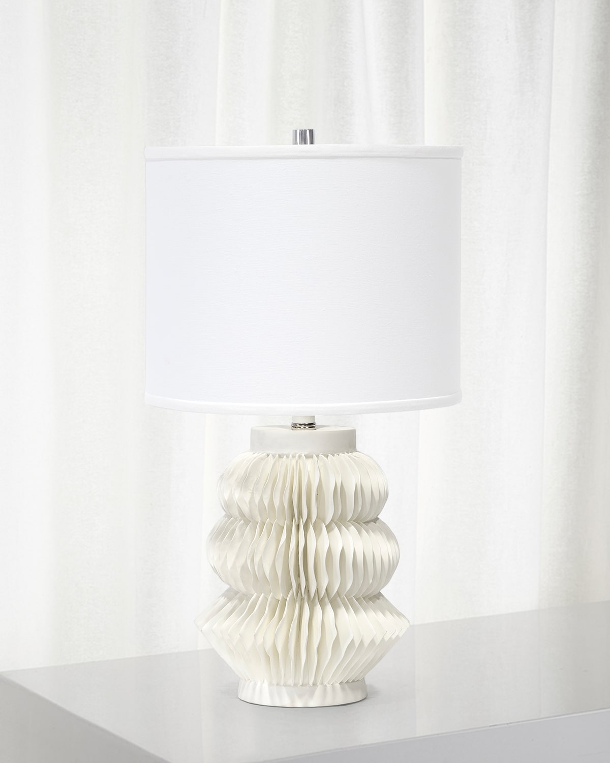 Shop Palecek Antilles Porcelain Table Lamp In White