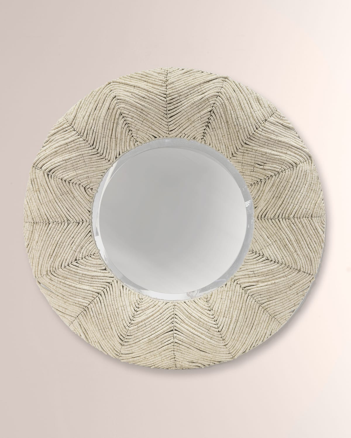 Shop Palecek Sabine Coco Mirror In White