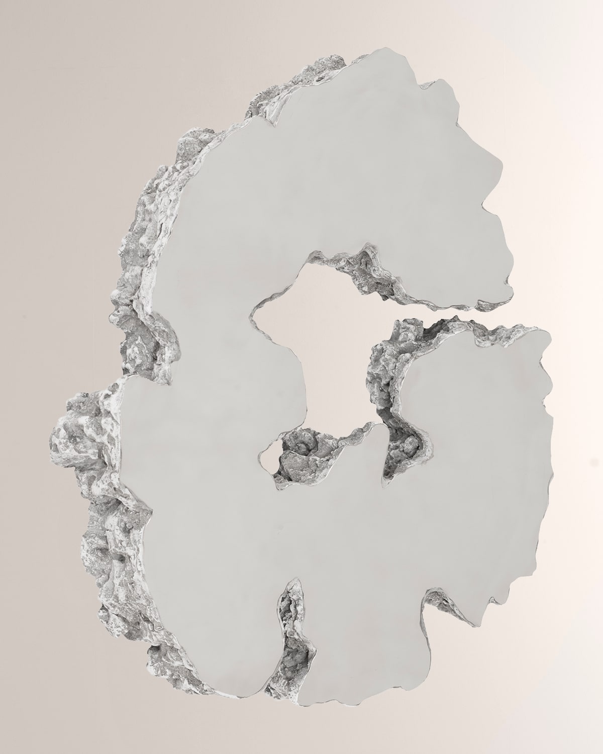Shop The Phillips Collection Lava Slice Small Wall Art In Silver