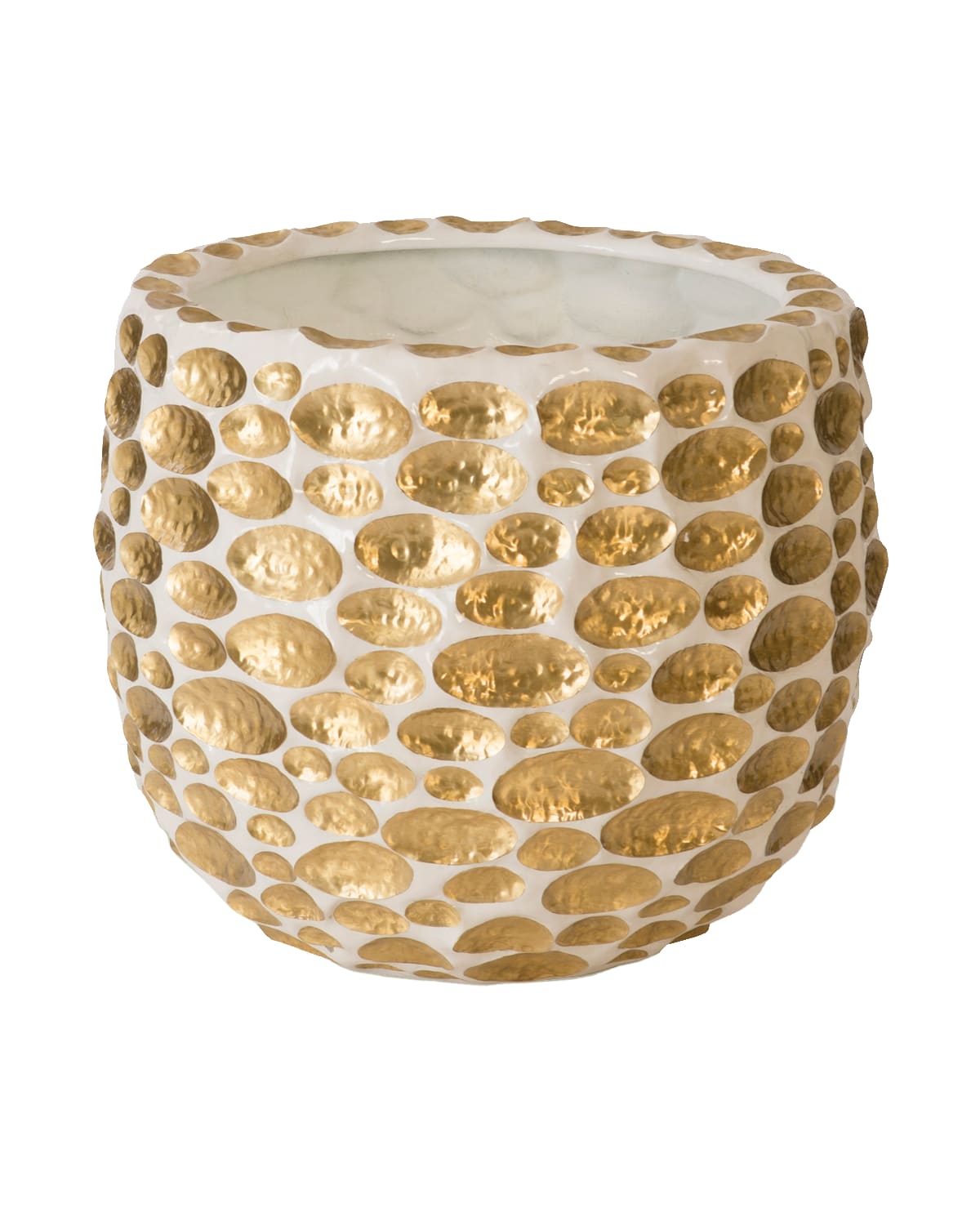 Shop The Phillips Collection Bubbles Large Planter In Whitegold