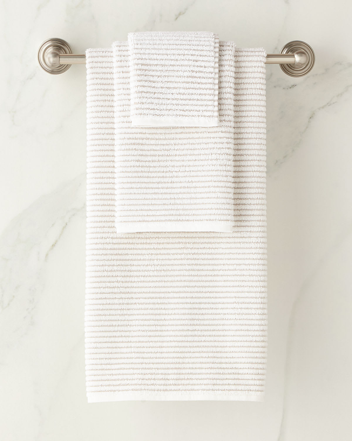 Kassatex Sullivan Washcloth In Gray