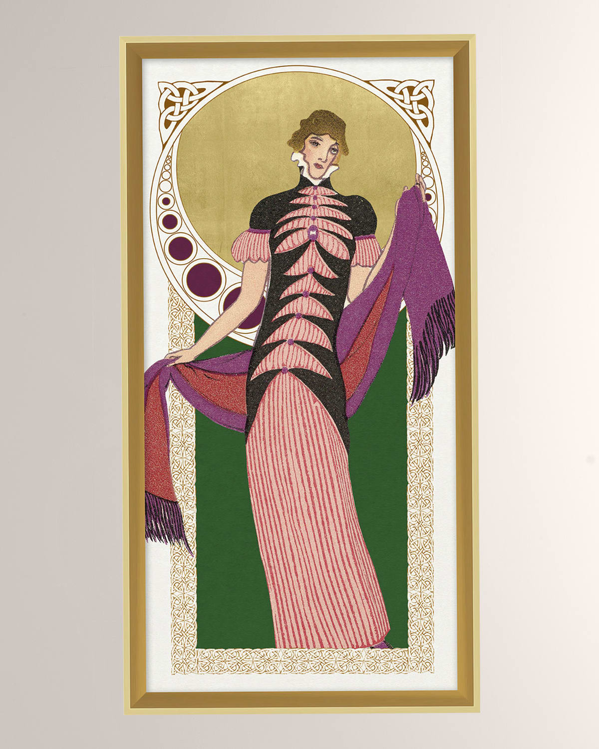 Wendover Art Group 'deco Couture 4' Wall Art In Multi