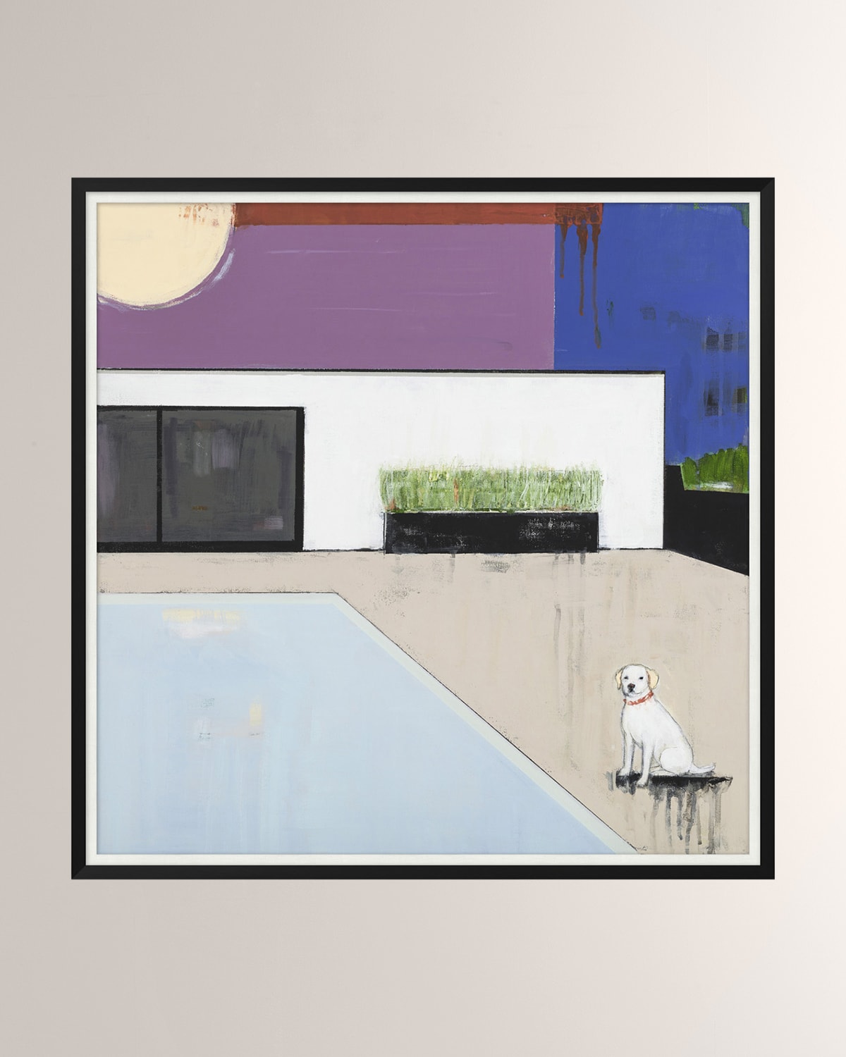 Wendover Art Group 'modern Poolside' Wall Art In Multi