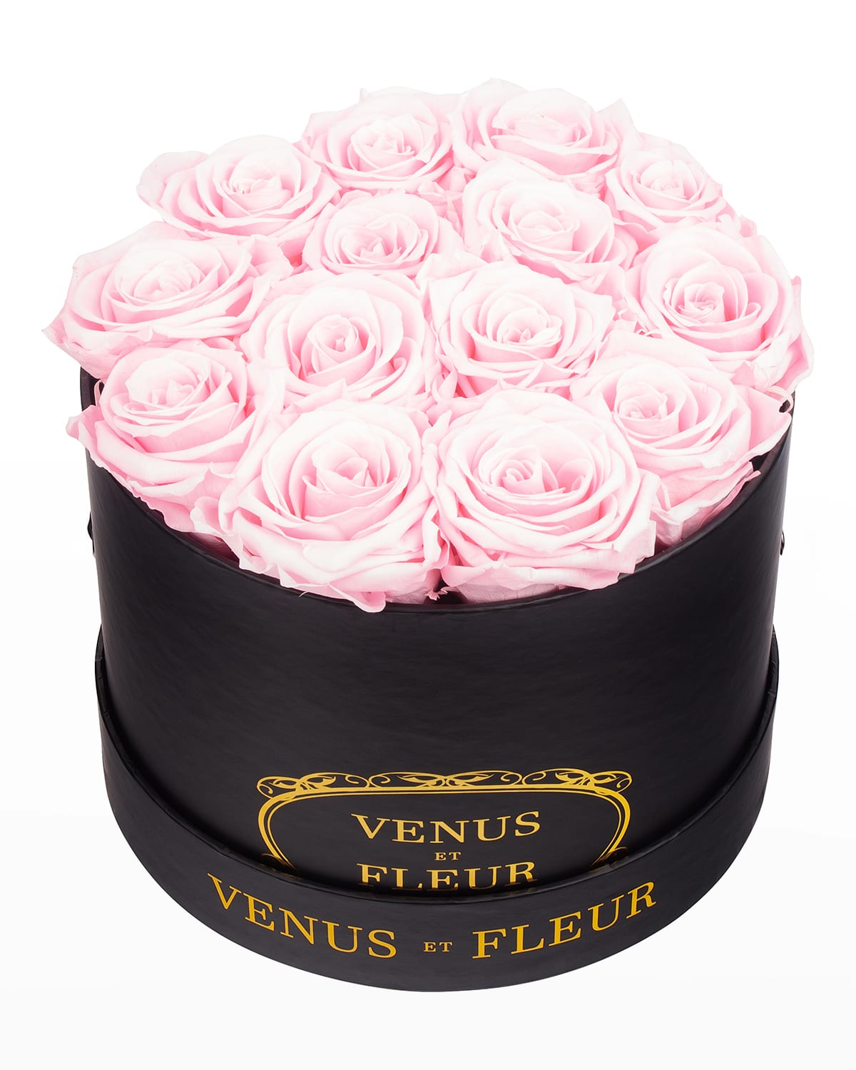 Venus Et Fleur Classic Small Round Rose Box In Pink