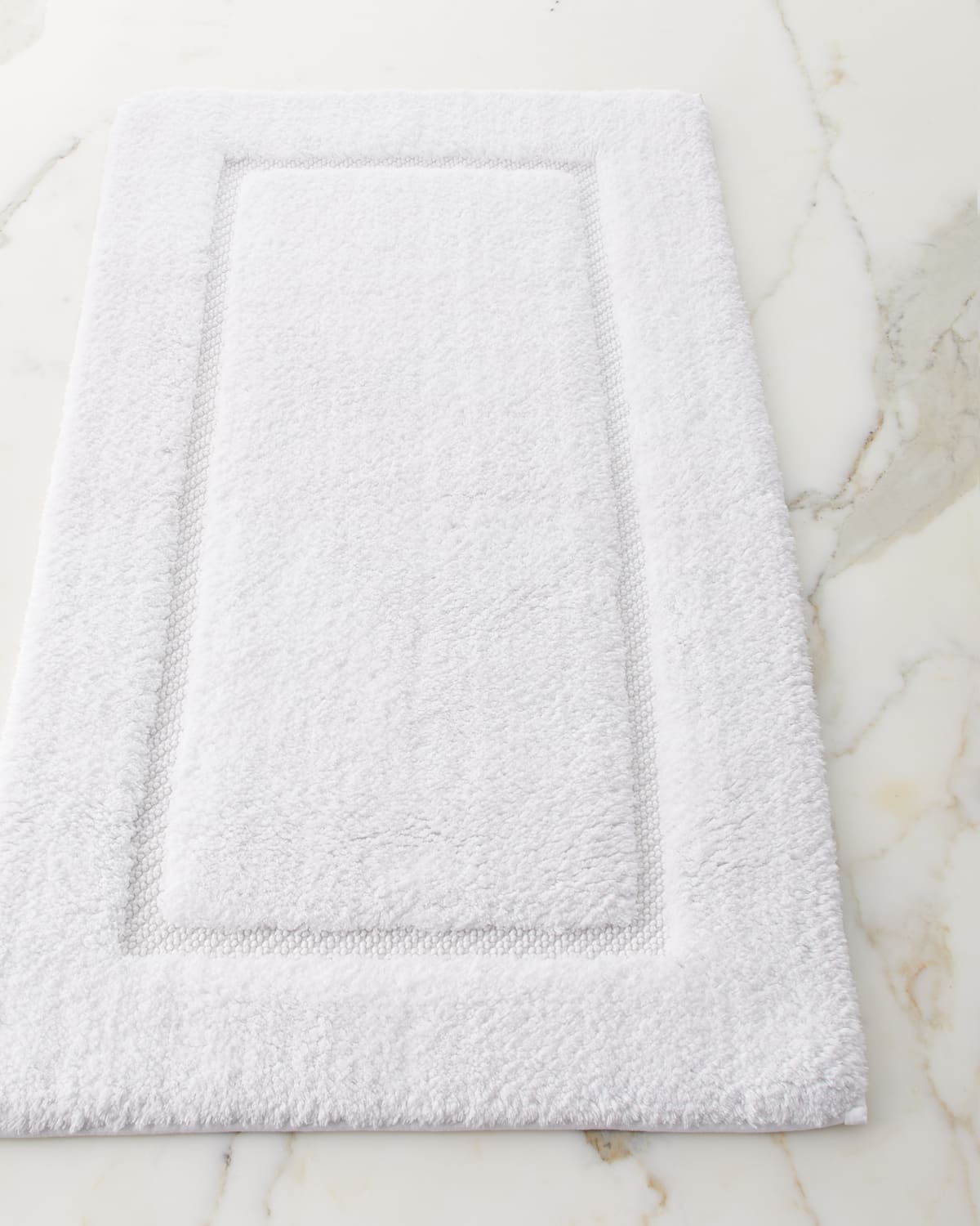 Graccioza Egoist Bath Rug, 24" X 39" In White