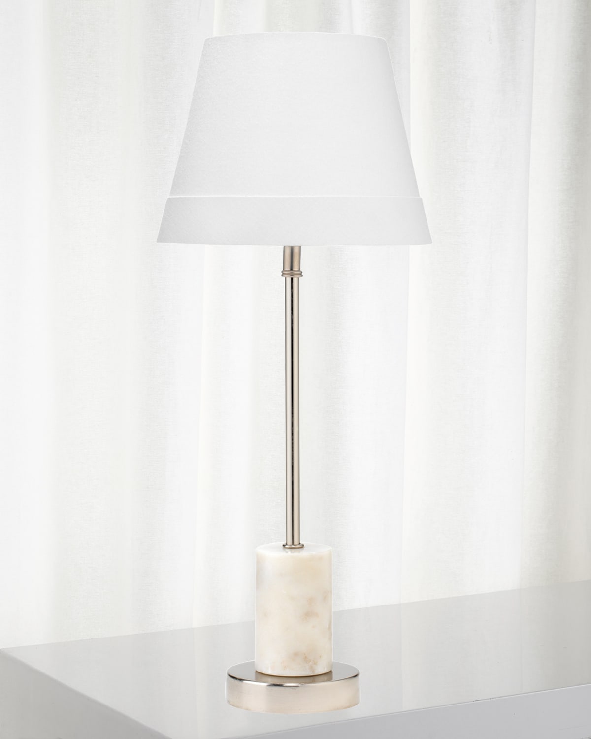 Jamie Young Darcey Marble Table Lamp In Neutral