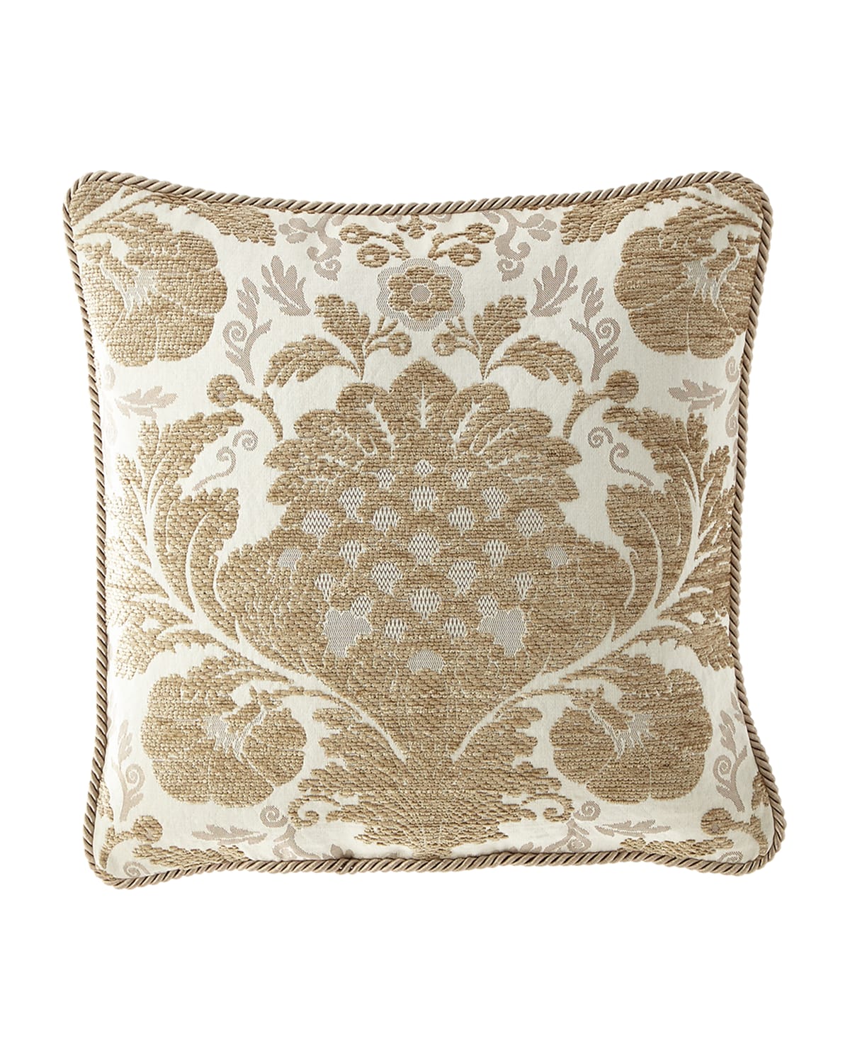 Shop Austin Horn Collection Everleigh Pillow, 20"sq. In Taupe