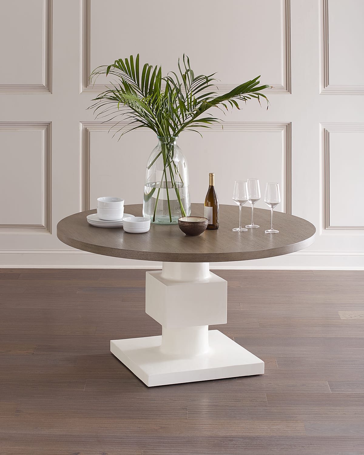 Bernhardt Newberry Round Dining Table ModeSens