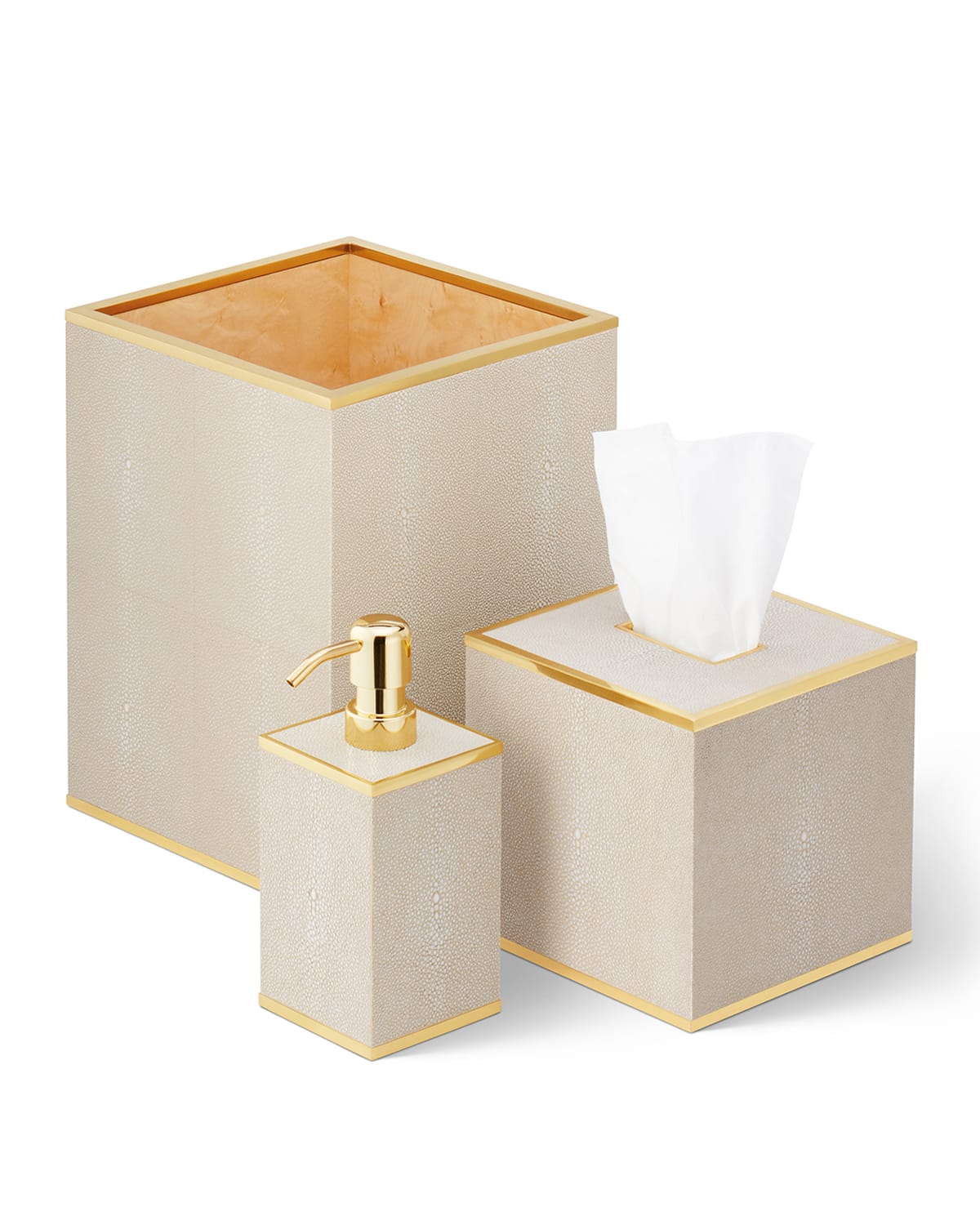 Aerin Shagreen Soap Pump In Beige