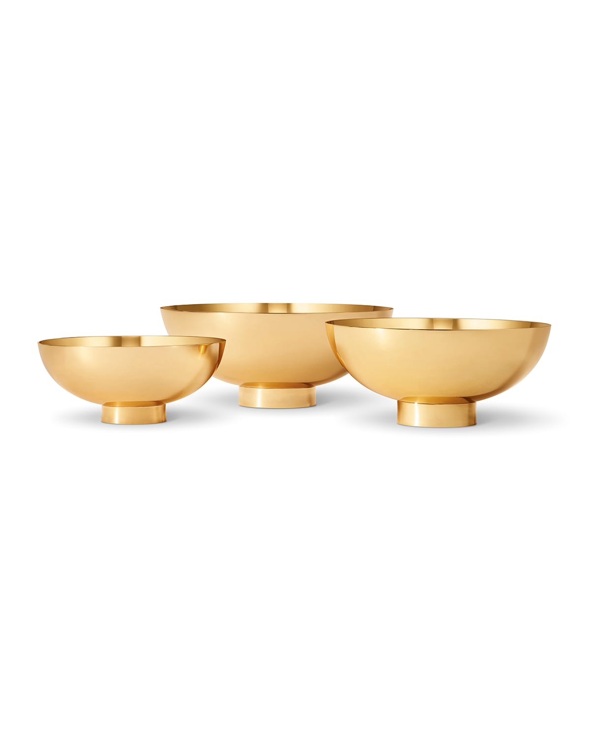 Shop Aerin Sintra Medium Footed Bowl In Gold