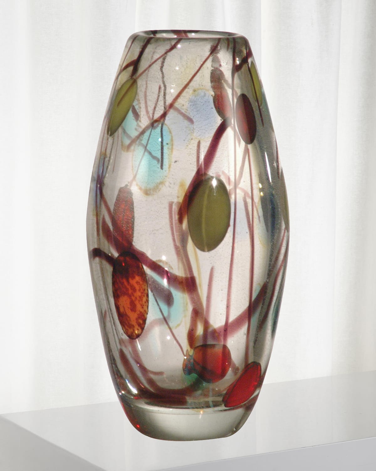 Shop Dale Tiffany Lesley Art Glass Vase In Multi