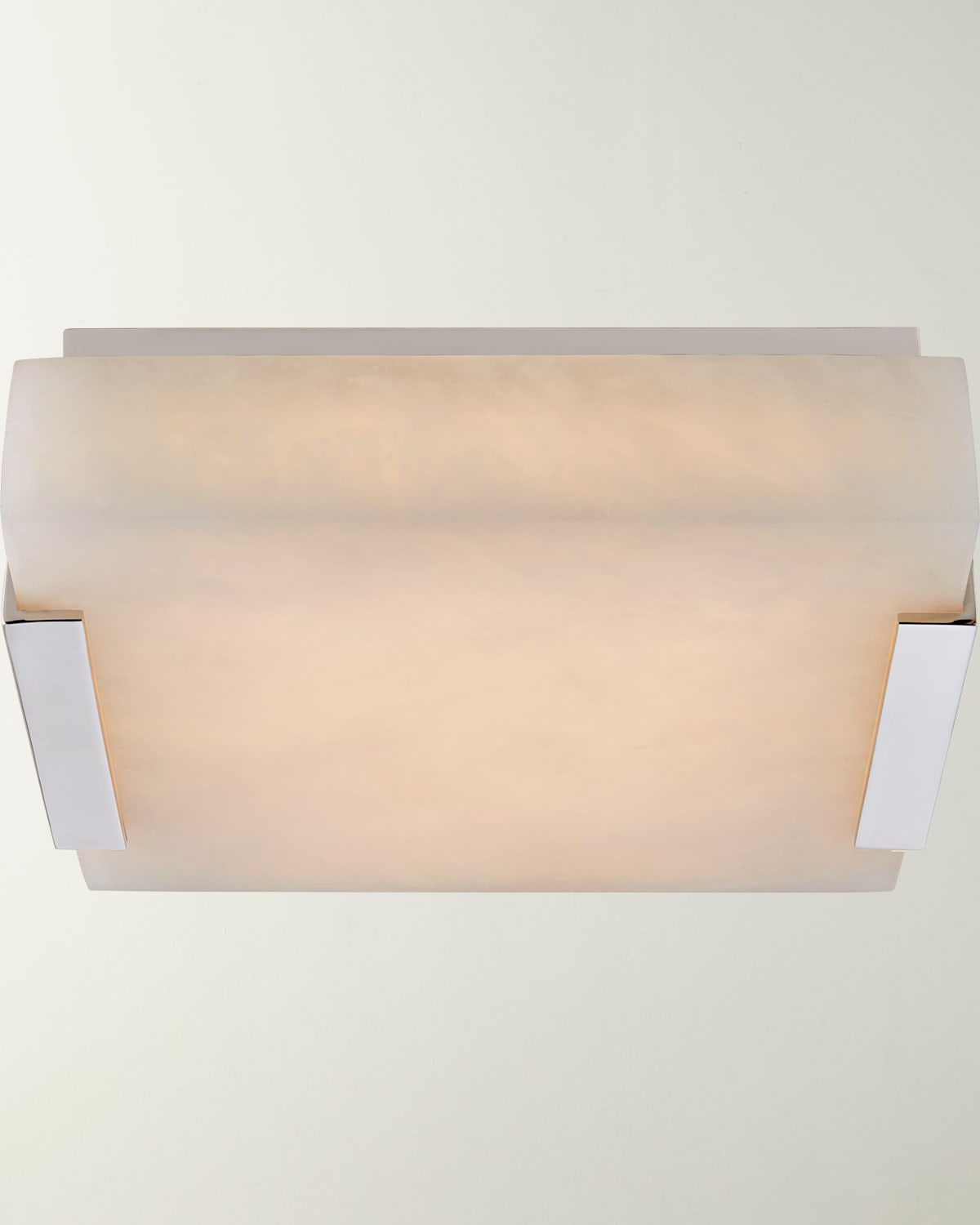 Shop Visual Comfort Signature Covet Small Flush Mount By Kelly Wearstler In Polished Nickel