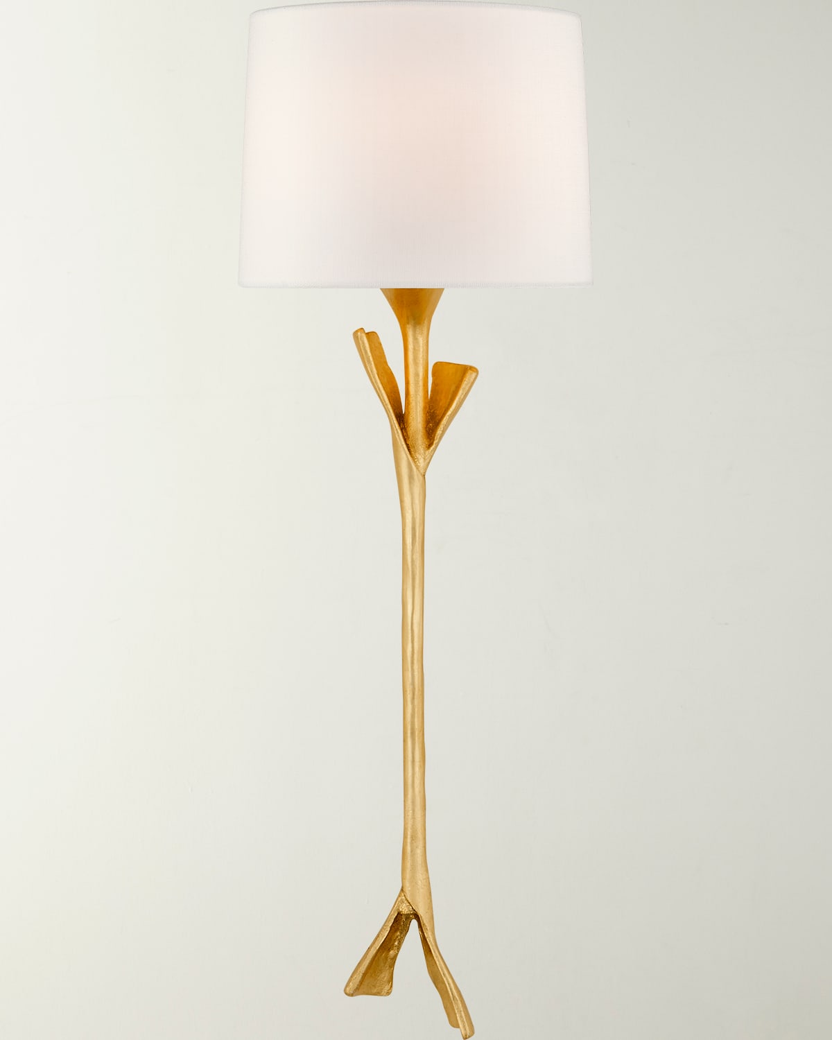 Shop Visual Comfort Signature Fliana Tail Sconce By Aerin In Gild