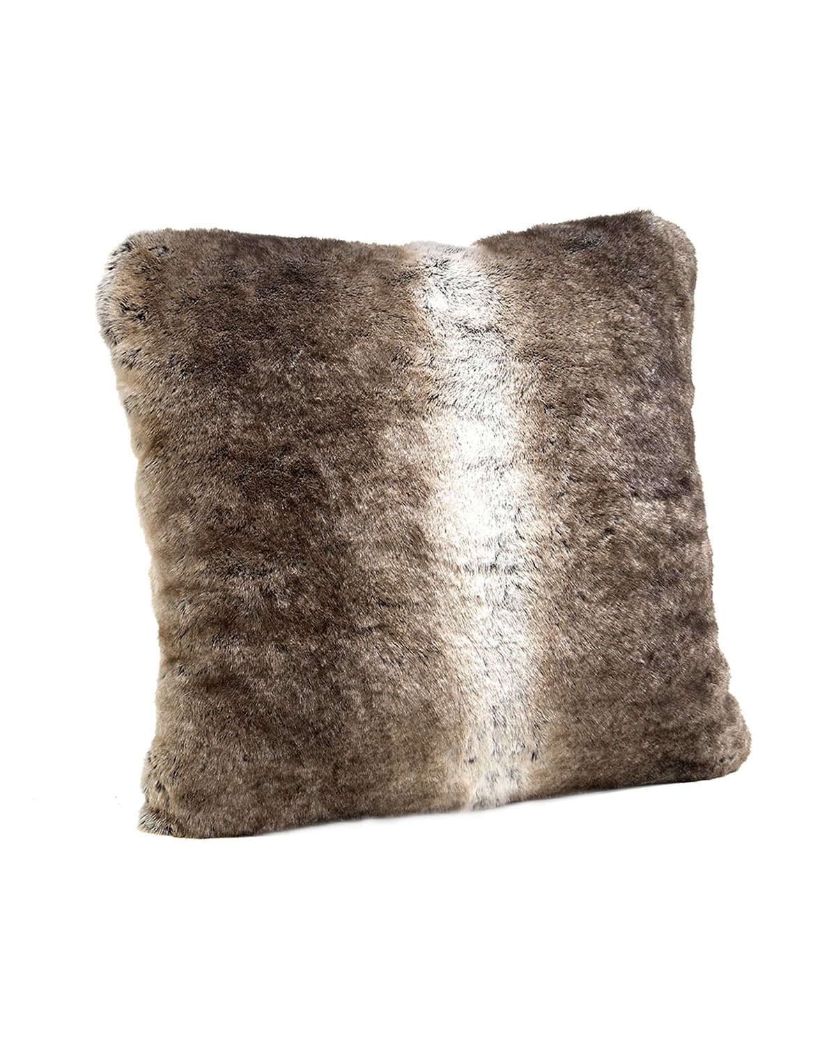Shop Fabulous Furs Signature Series Pillow In Grey Rabbit