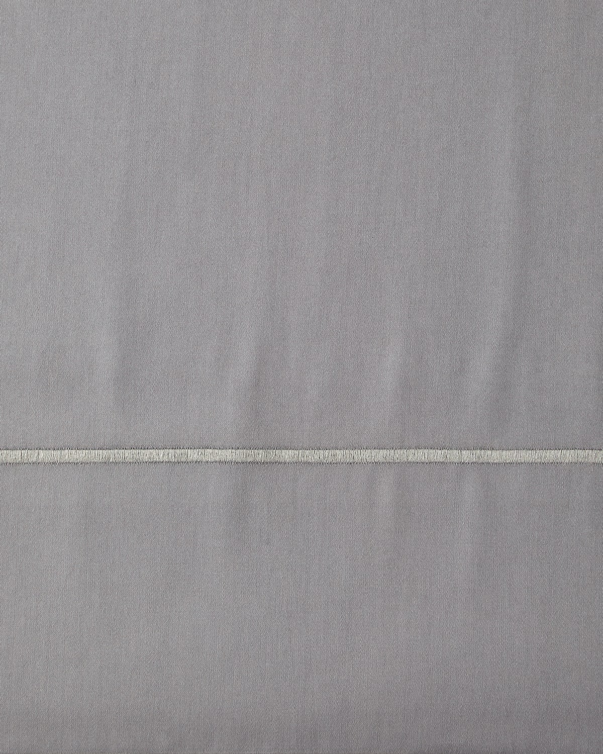 Donna Karan Home Silk Indulgence King Flat Sheet In Gray