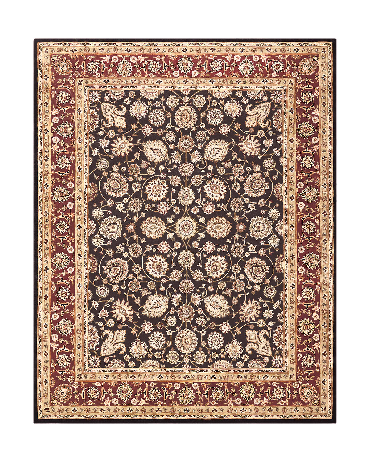 Nourison Castle Rock Hand-tufted Rug, 4' X 6' In Black