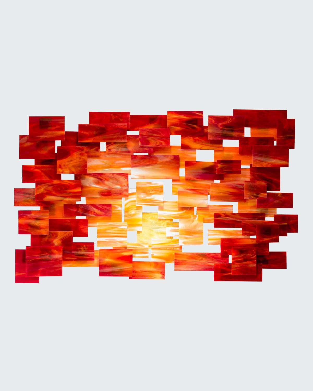 Shop Karo Studios Sunset Wall Sculpture In Multi Color