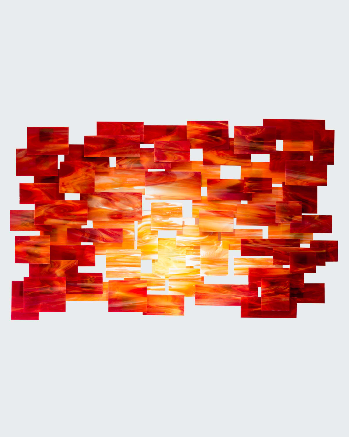 Shop Karo Studios Sunset Medium Wall Sculpture In Multi Color