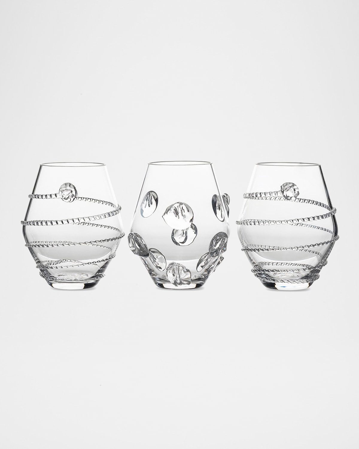 Juliska 3-piece Amalia & Florence Assorted Mini Glass Vases