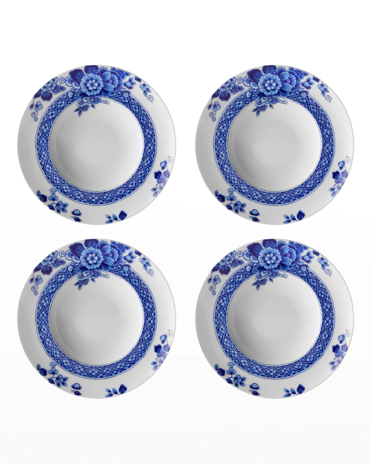 Shop Vista Alegre Blue Ming Soup Plates, Set Of Four