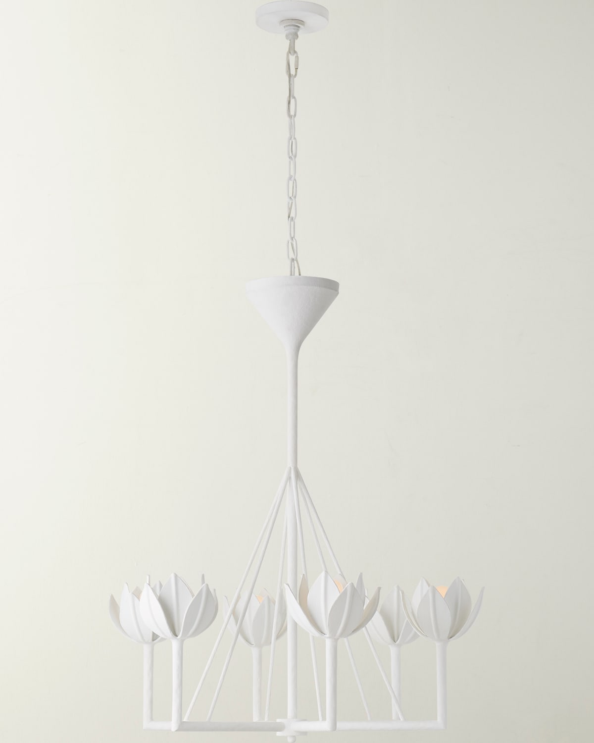 VISUAL COMFORT SIGNATURE ALBERTO SMALL SINGLE TIER CHANDELIER BY JULIE NEILL 