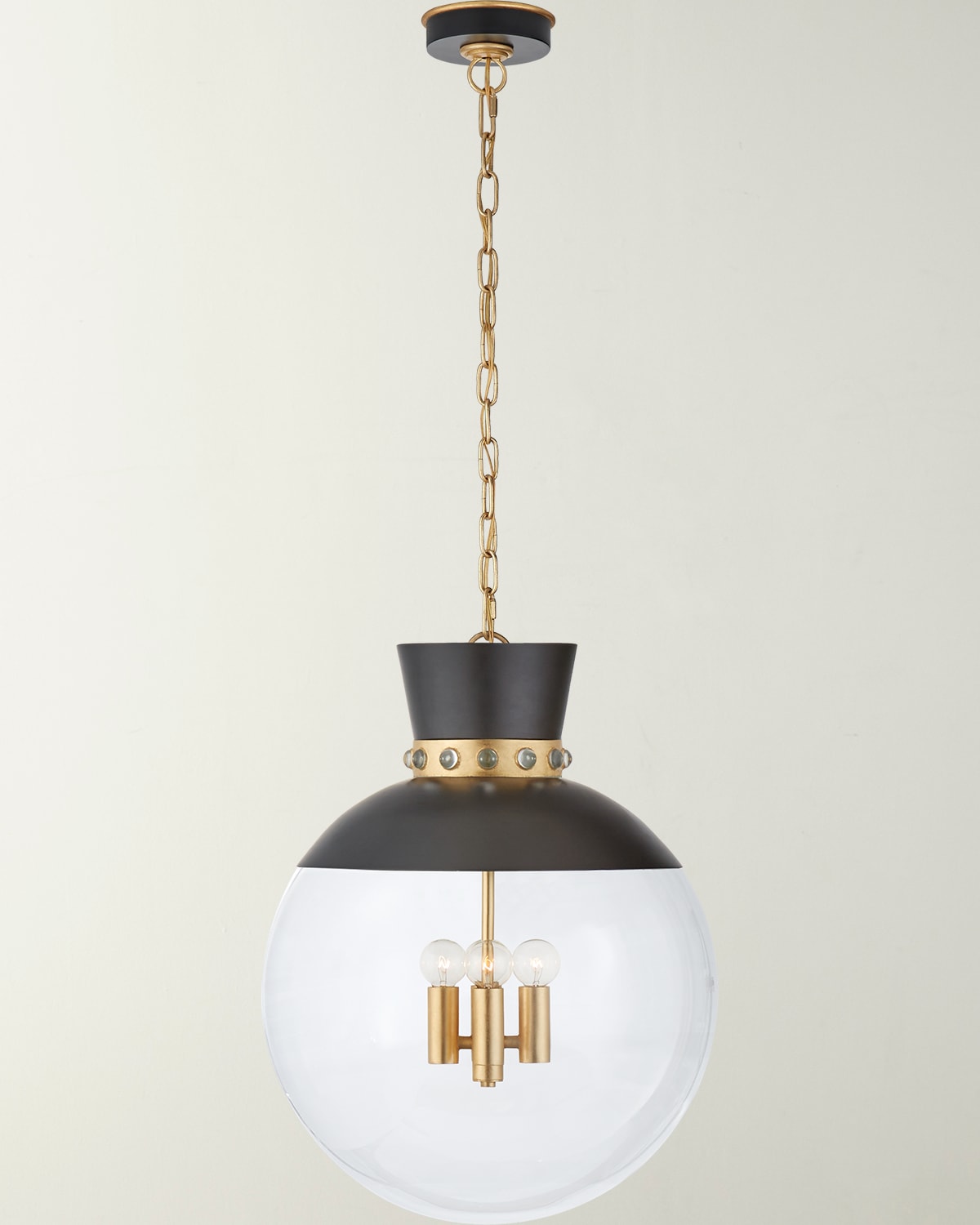 Shop Visual Comfort Signature Lucia Large Pendant By Julie Neill In Black