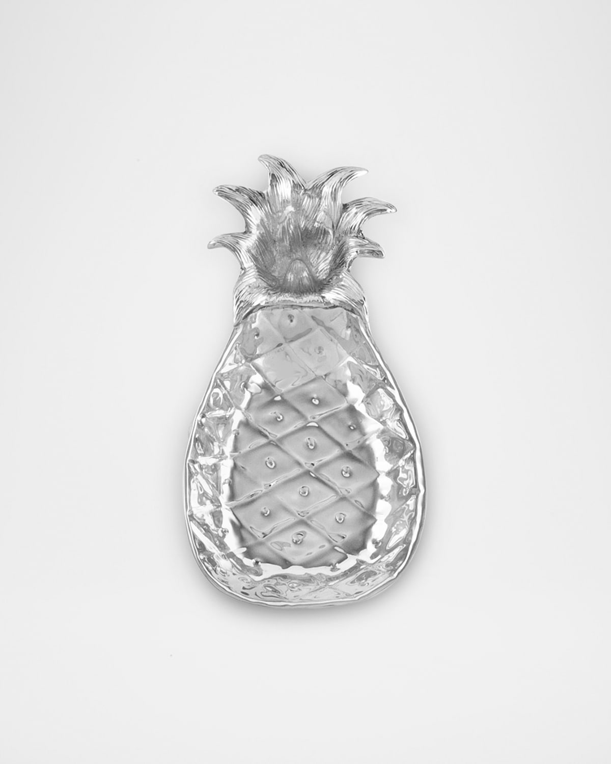 Beatriz Ball Garden Pineapple Chip & Dip Server In Silver
