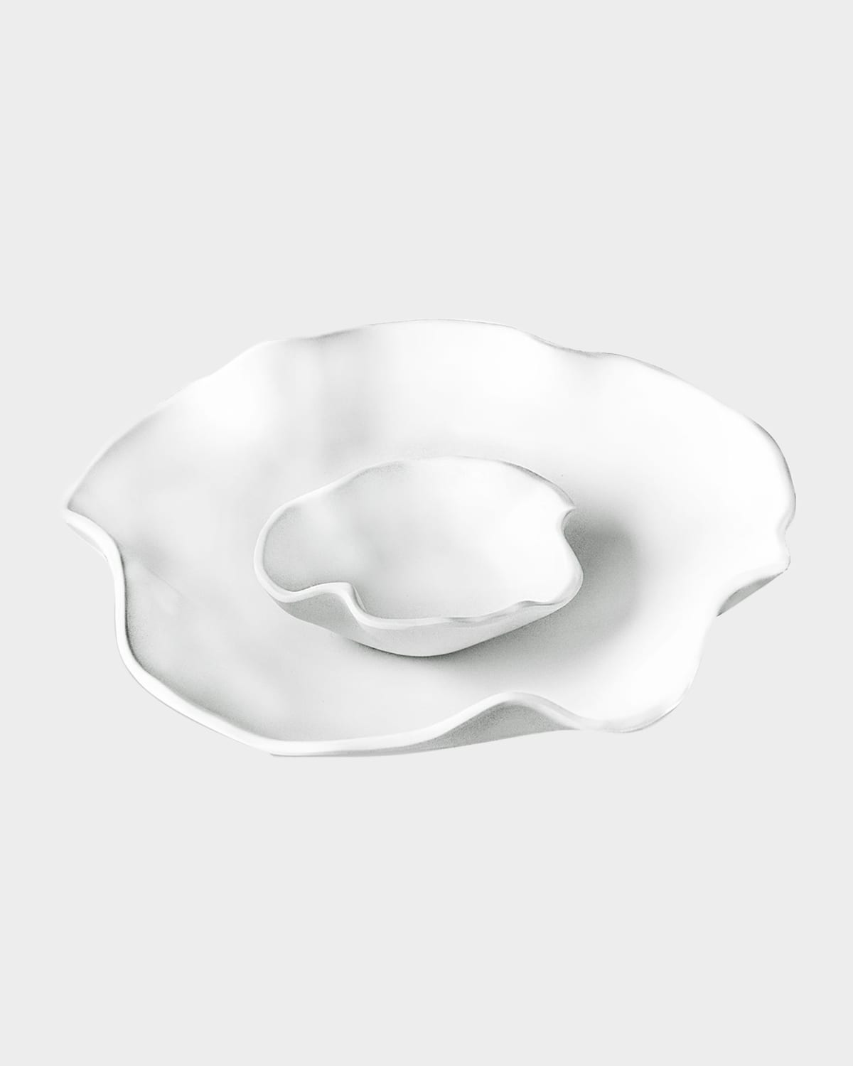 Beatriz Ball Vida Nube Bowl With Dip Section In White