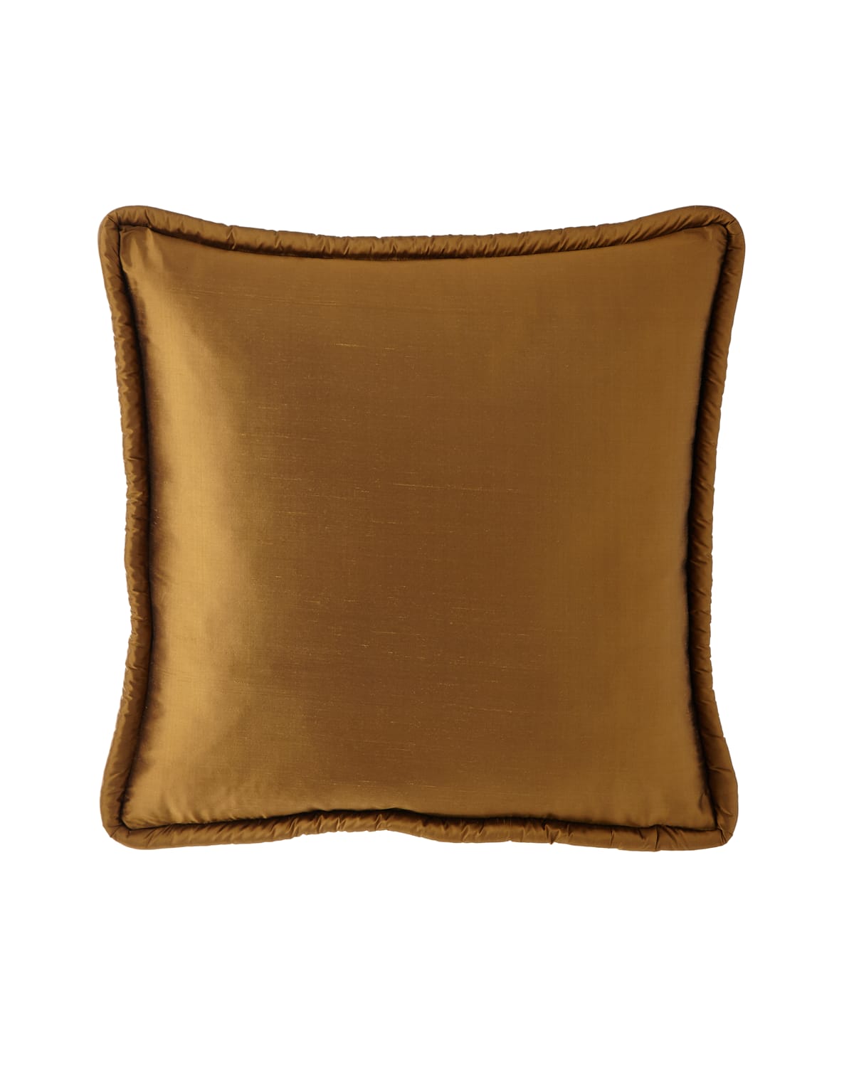 Austin Horn Collection Luxe Silk European Sham In Brown