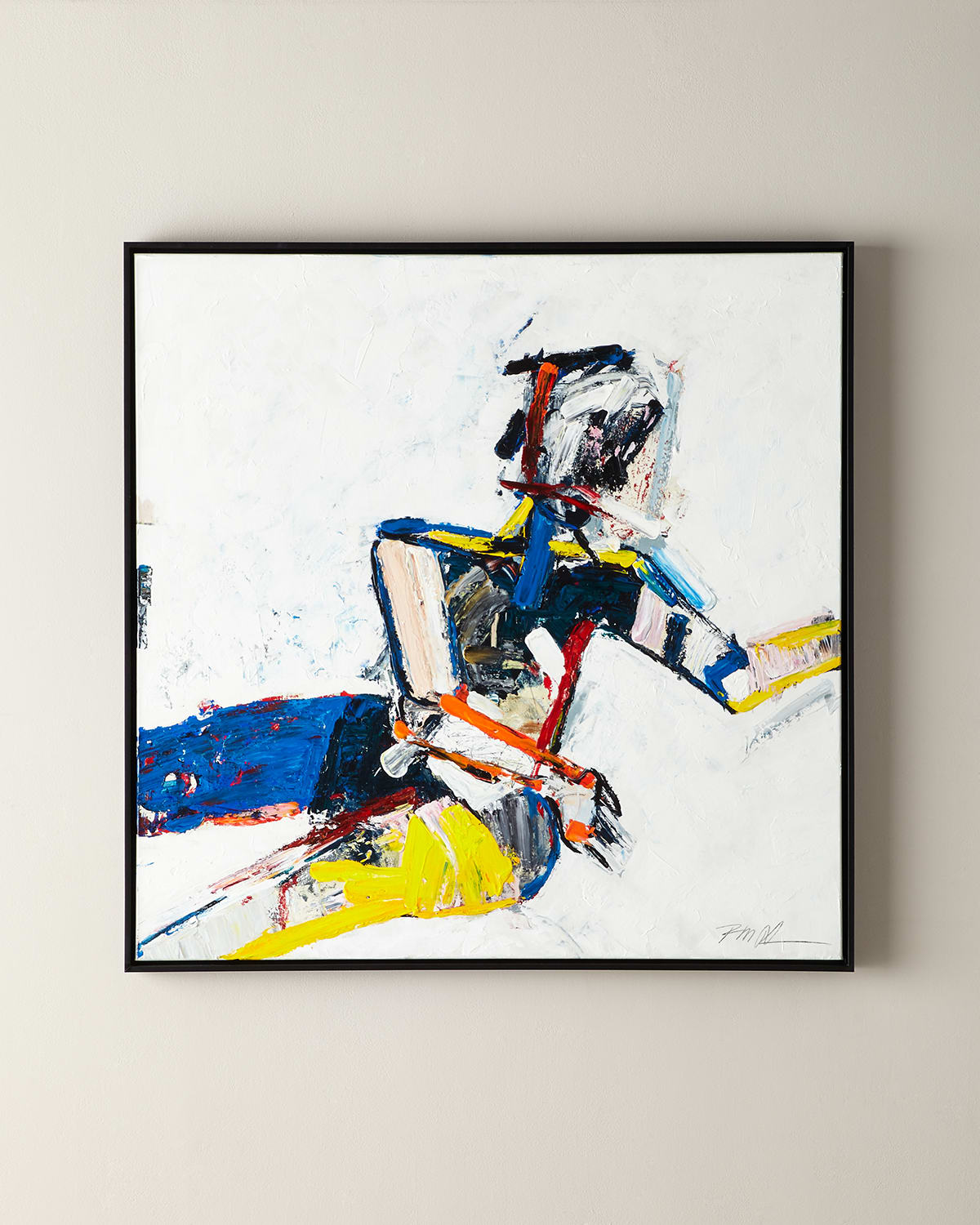 RFA FINE ART SEATED FIGURE GICLEE ON CANVAS 