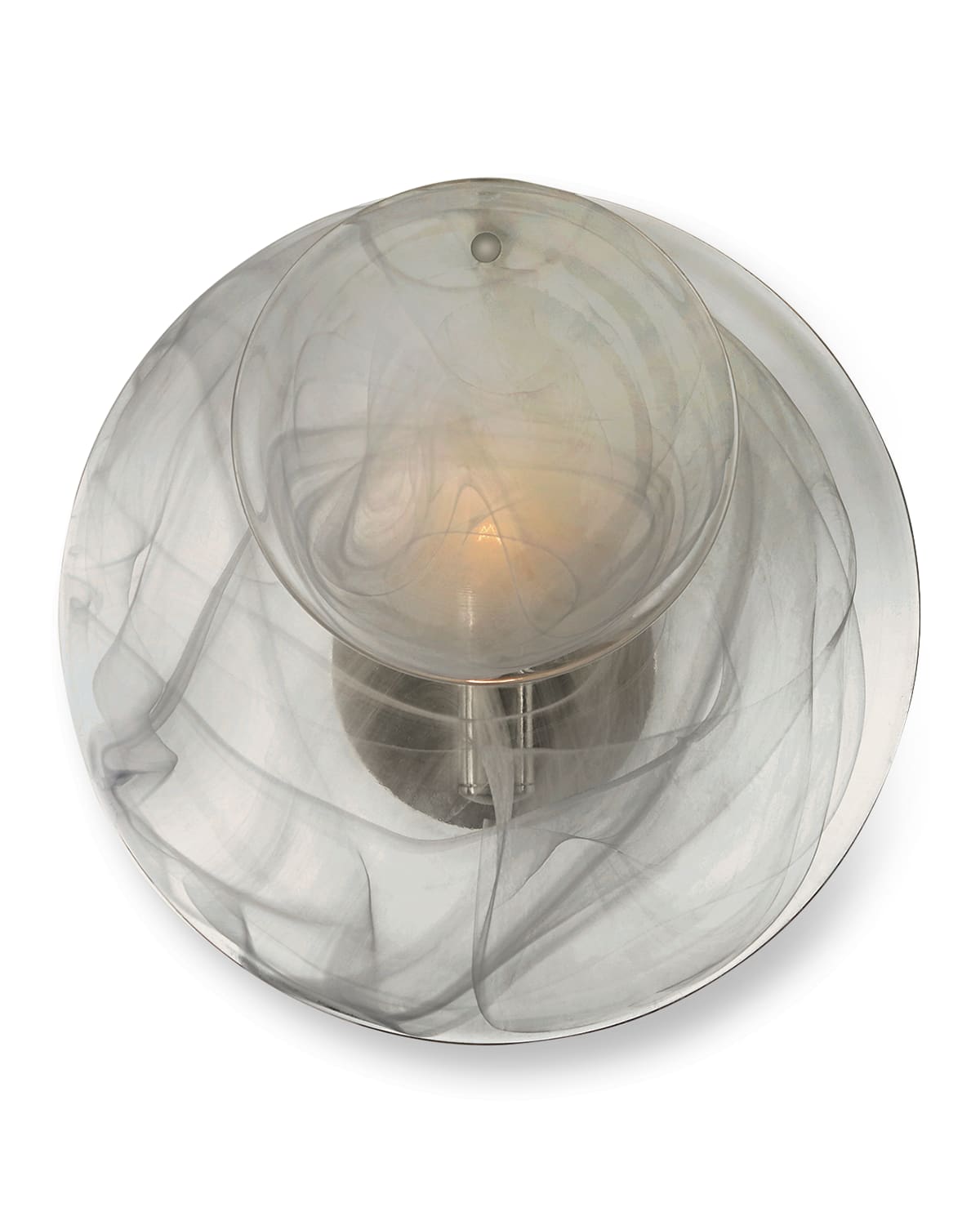 Shop Visual Comfort Signature Loire Small Sconce By Aerin In Silver