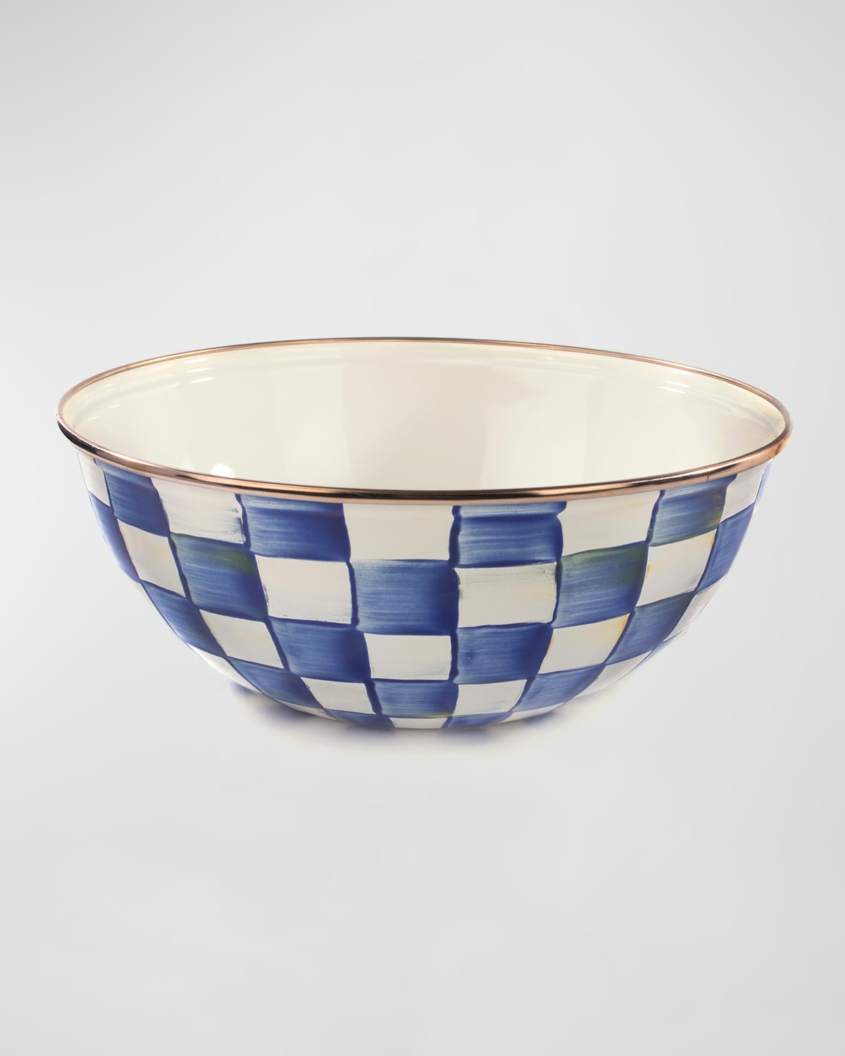 MACKENZIE-CHILDS ROYAL CHECK EVERYDAY MEDIUM BOWL